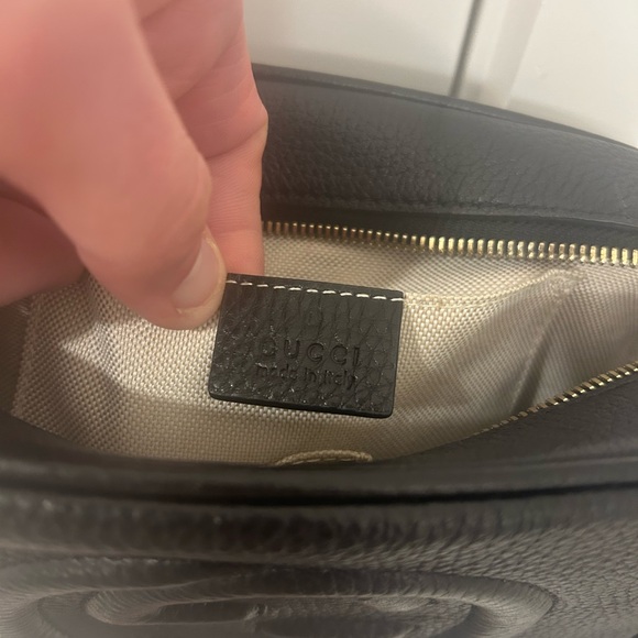 Gucci Black Leather Soho Disco Shoulder Bag - Picture 8 of 10